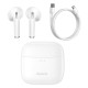 Бездротові Bluetooth навушники Baseus Bowie E8 True Wireless Earphones BT 5.0 White NGE8-02